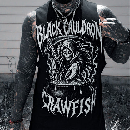 Black Cauldron Crawfish Metal Unisex t-shirt