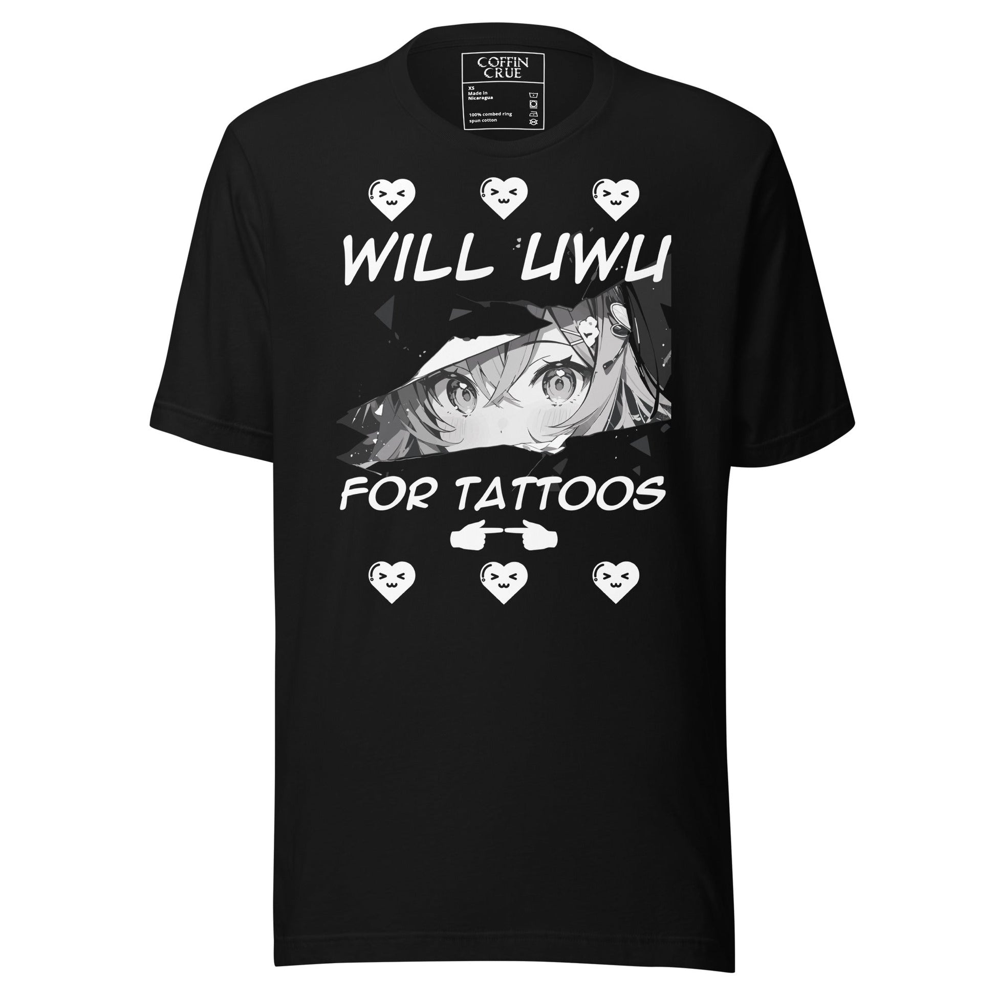 UwU For Tattoos Unisex T-Shirt - Coffin Crue